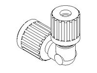 Elbow Adapter, Reducer, "SpaceSaver"
