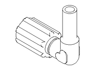 Welded Tube Elbow Adapter, Reducer, Flaretek® Tube, PFA Plus