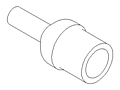 Welded Tube Straight Adapter, PureBond® Pipe, PFA Plus